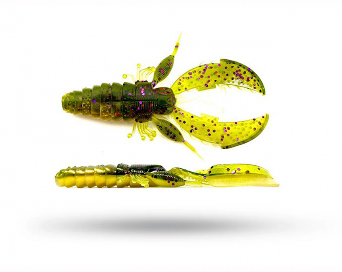 Westin CreCraw Creaturebait 8,5cm 7g Abborrfemman Custom - Golden Purple (5-pack) i gruppen Fiskedrag / Kräftor & Creaturebaits hos Örebro Fiske & Outdoor AB (CreCraw A5 Golden)